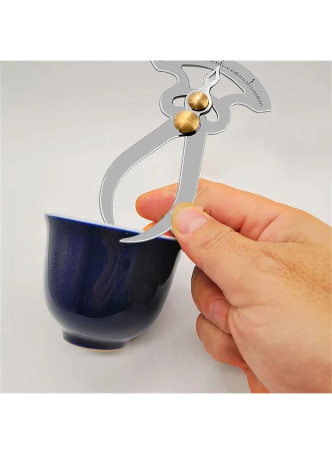 Stainless Steel Ceramic Mini Caliper Heavy Duty Precision Measuring Tool 1pcs Metric Scale - Image 5