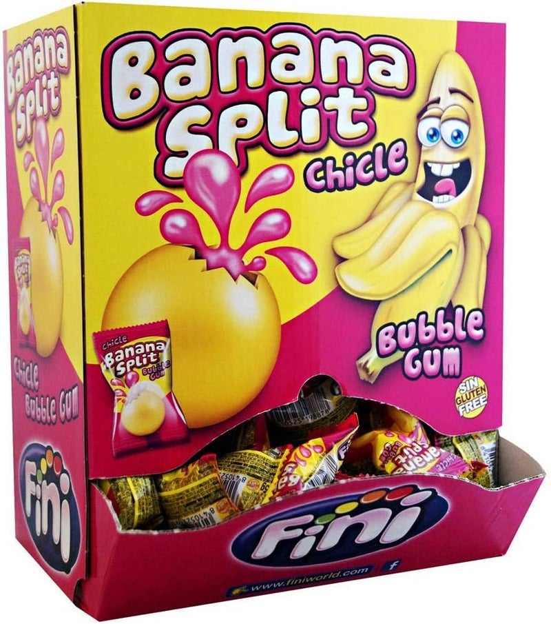 Fini علكة فيني بانانا سبلت - علبة 200 قطعة - Image 1