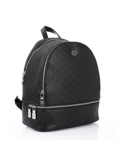 DejaVu Embossed Pattern One Main Compartment Backpack  - Image 2