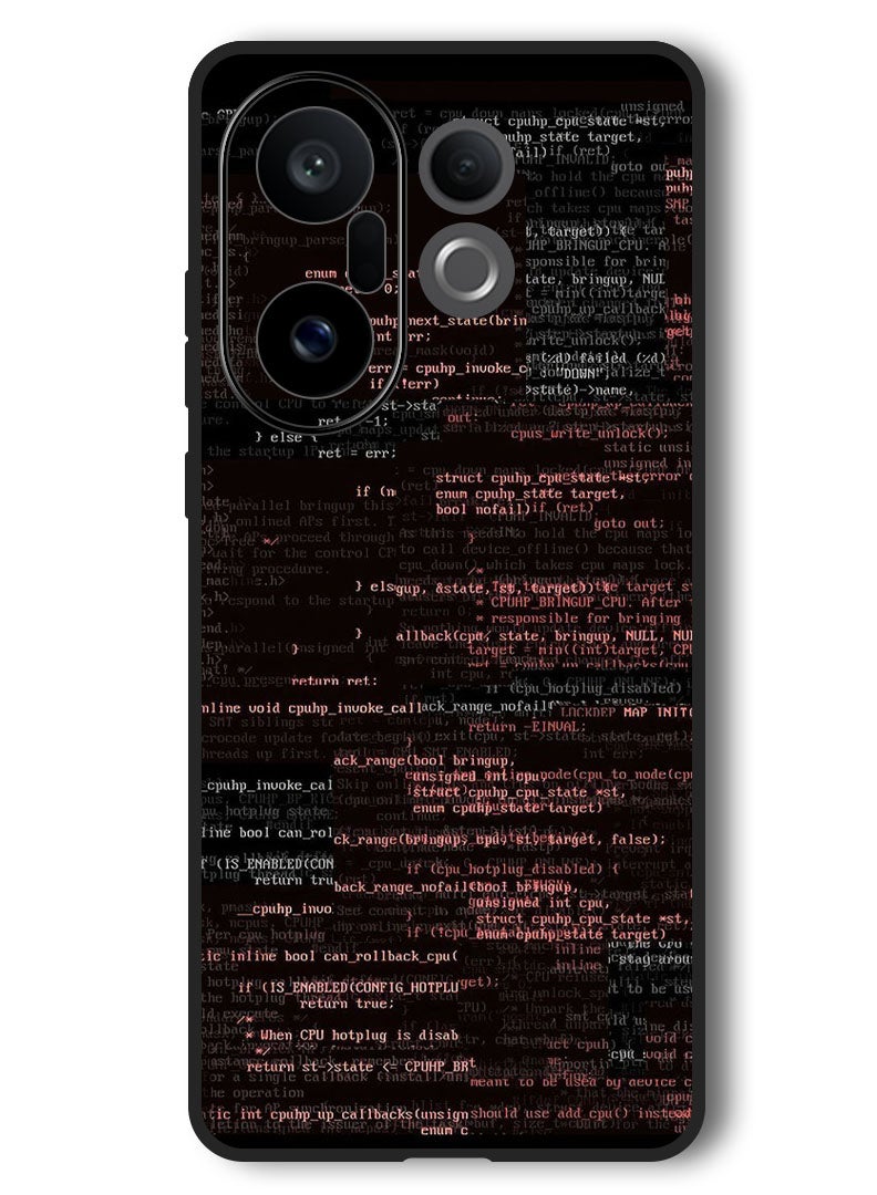 Theodor Case Compatible with Vivo X200 FE 6.31 Inch Protection Shockproof Bumper Cover Coding - Image 1