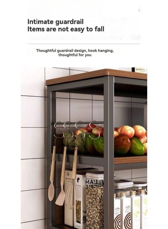 Storage Rack,4-Tier Oven Rack,100X 30 X120 CM Kitchen Cabinet,Bookshelf,Living Room Bookcases,Suitab Le For Corridor, Sofa, Living Room, Kitchen, Bedroom - Image 3