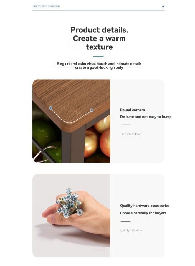 Storage Rack,4-Tier Oven Rack,100X 30 X120 CM Kitchen Cabinet,Bookshelf,Living Room Bookcases,Suitab Le For Corridor, Sofa, Living Room, Kitchen, Bedroom - Image 5