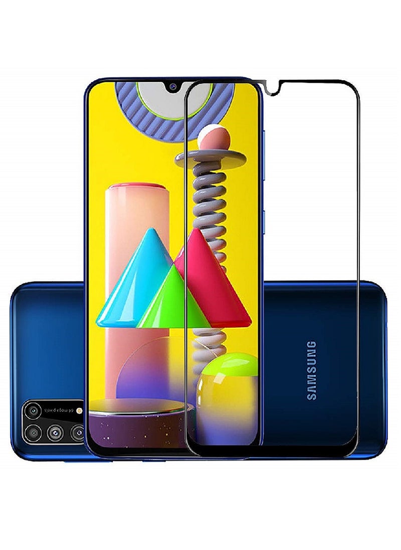 Super Tempered Glass Screen Protector 5D Designed For Samsung Galaxy M31 Full Glue Edge to Edge Full Screen Coverage And Bubble Free - Image 1
