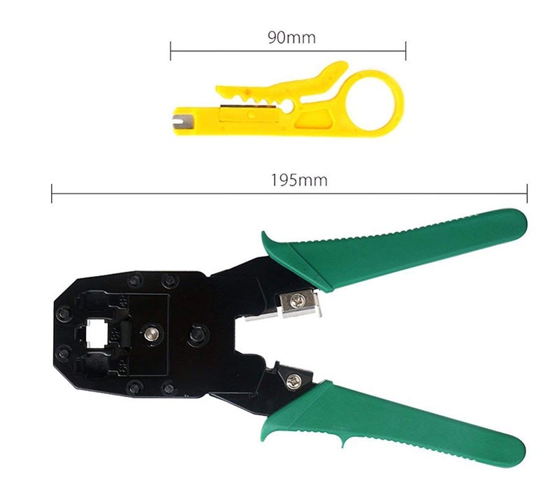 Stela 3 in 1 Modular Crimping Tool, RJ45, RJ11 Cat5E/Cat6 LAN Cutter with Cable Cutter - Image 2