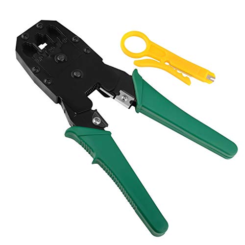 Stela 3 in 1 Modular Crimping Tool, RJ45, RJ11 Cat5E/Cat6 LAN Cutter with Cable Cutter - Image 1