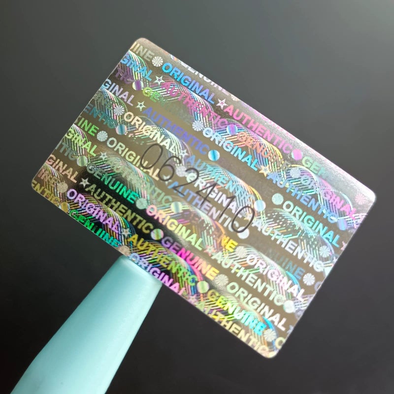dose not apply 300 Pcs 118X079 inch Silver High Security Tamper Evident Seal Warranty Void Original Genuine Authentic Hologram LabelsStickers Unique Sequential Serial Numbering Tamper Proof