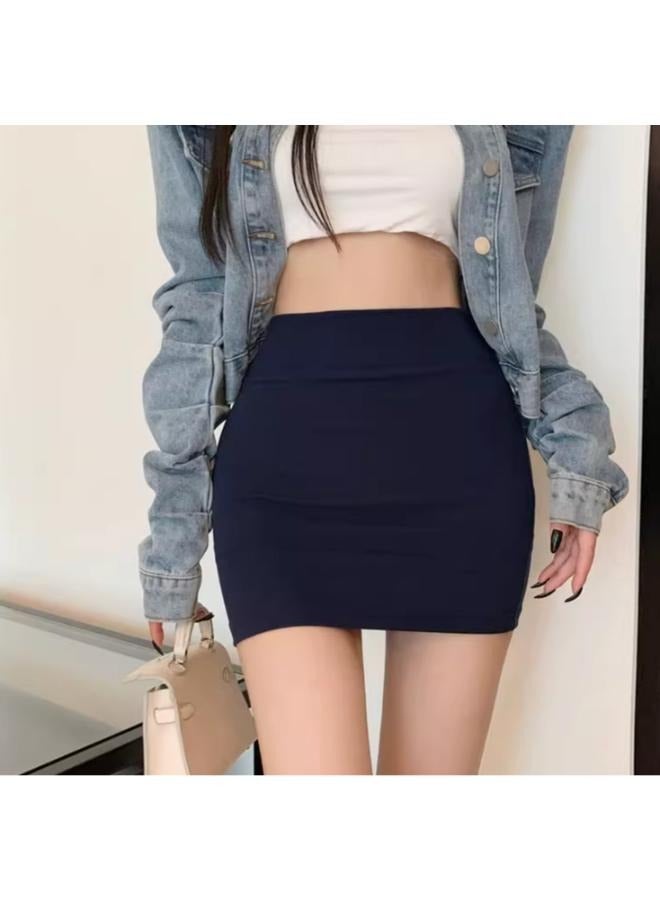 Women's Casual Stretchy Body con Pencil Mini Skirt Trendy Basic Simple Solid Color Stretchy Tube High Waist Skirts Fit Small to Medium No: 3319 - Image 1