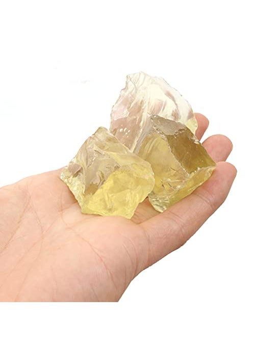 GEMTUB GEMTUB 1 KG Natural Citrine Raw Stone Citrine Rough Stone chunk Rock Gemston Absorbs Negativity Meditation Vastu Correction Home Decoration attracts wealth prosperity and success 1 KG  - Image 3