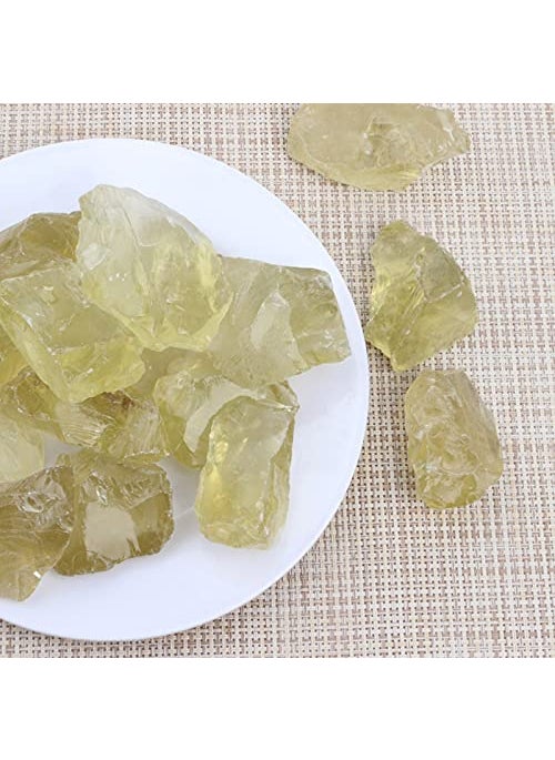 GEMTUB GEMTUB 1 KG Natural Citrine Raw Stone Citrine Rough Stone chunk Rock Gemston Absorbs Negativity Meditation Vastu Correction Home Decoration attracts wealth prosperity and success 1 KG  - Image 2