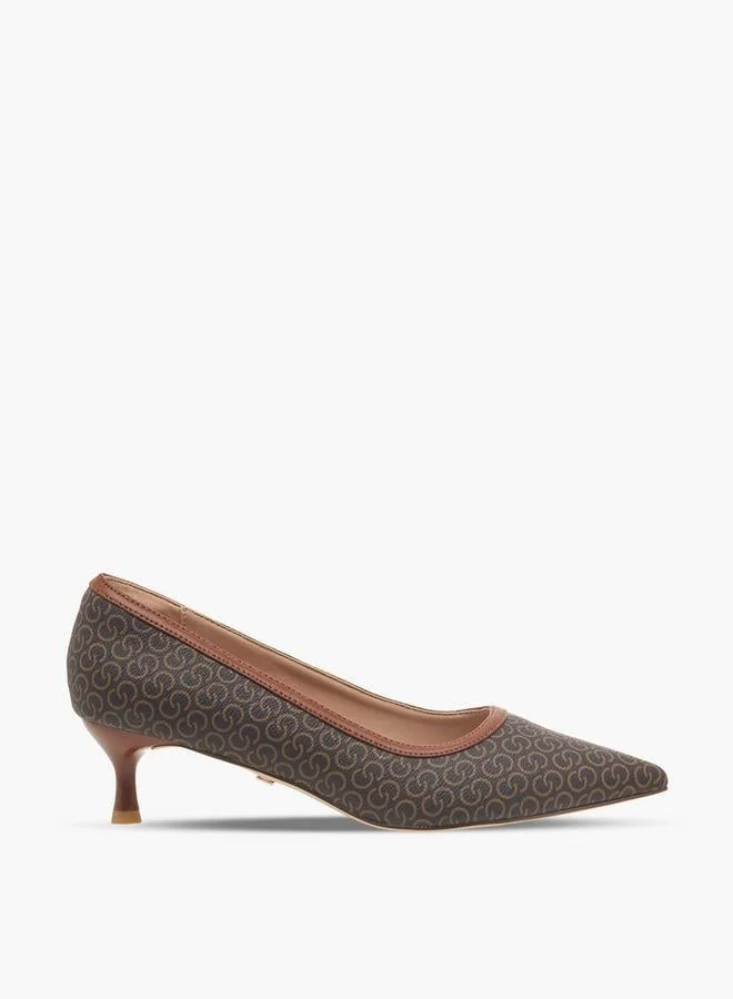 سيليست Women Textured Kitten Heel Shoes