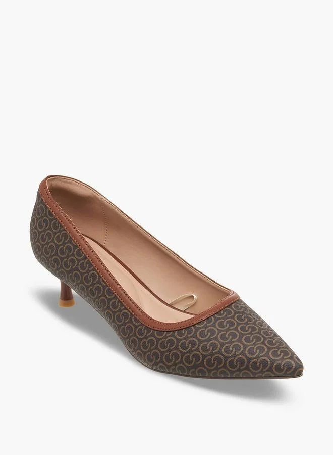 سيليست Women Textured Kitten Heel Shoes
