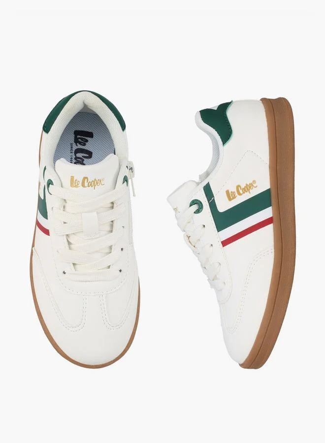 لي كوبر Boys Lace-Up Ankle Sneakers