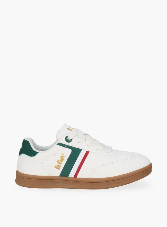 Lee Cooper WHITE Boys Lace-Up Ankle Sneakers for Men | Best Price UAE