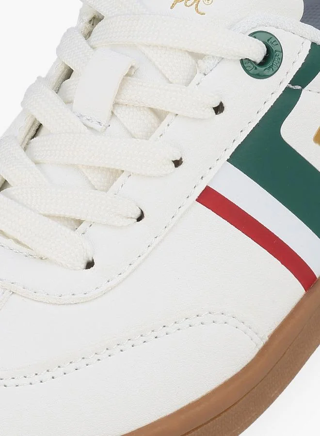 Lee Cooper WHITE Boys Lace-Up Ankle Sneakers for Men | Best Price UAE