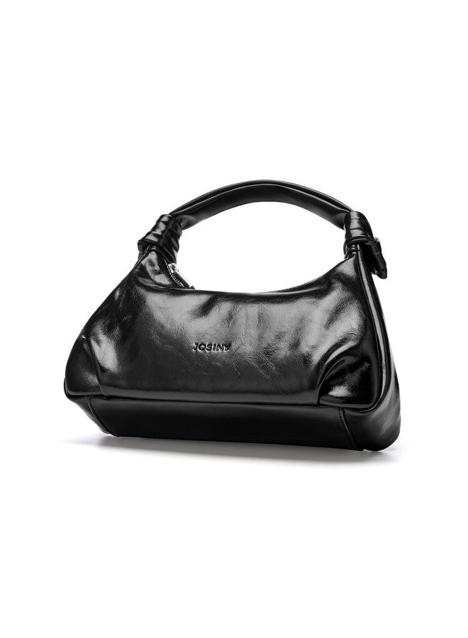 Josiny Niche Pleated Handbag Cloud Bag Women New Trendy Fashion Versatile Solid Color Handheld Crossbody Bag - Image 5