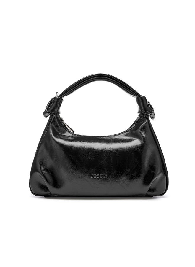 Josiny Niche Pleated Handbag Cloud Bag Women New Trendy Fashion Versatile Solid Color Handheld Crossbody Bag - Image 4