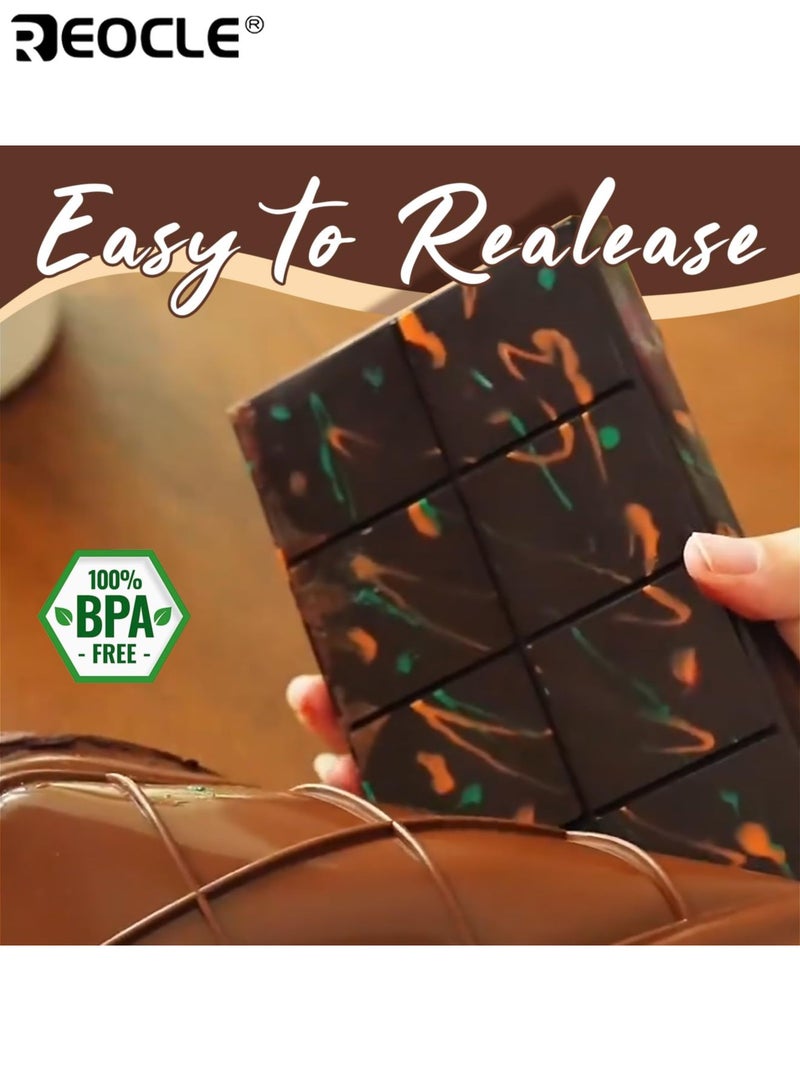 ريوكل قوالب شوكولاتة سيليكون كبيرة جدًا، مصنوعة من مادة خالية من مادة BPA، بتصميم على شكل قضيب محشو. أدوات احترافية لصنع الحلوى بسطح غير لاصق، للاستخدام في المطبخ والخبز. - Image 5