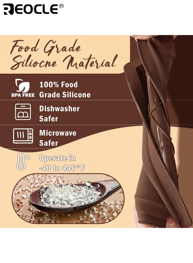ريوكل قوالب شوكولاتة سيليكون كبيرة جدًا، مصنوعة من مادة خالية من مادة BPA، بتصميم على شكل قضيب محشو. أدوات احترافية لصنع الحلوى بسطح غير لاصق، للاستخدام في المطبخ والخبز. - Image 3