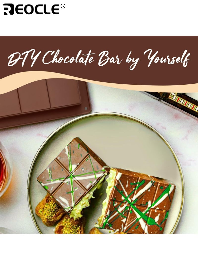 ريوكل قوالب شوكولاتة سيليكون كبيرة جدًا، مصنوعة من مادة خالية من مادة BPA، بتصميم على شكل قضيب محشو. أدوات احترافية لصنع الحلوى بسطح غير لاصق، للاستخدام في المطبخ والخبز. - Image 2