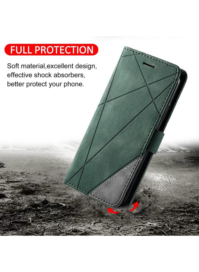 S-TOP Case For Motorola Edge 40 Neo Skin Feel Splicing Leather Phone Case - Image 4