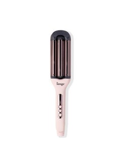 L'ANGE HAIR L'ANGE Hair Le Vogue Titanium Deep Waver Blush | | Titanium 3 Barrel Waving Tool | 10-Second Smart Timer for Easy Styling | Adjustable Temperature: 250-450°F  - Image 1