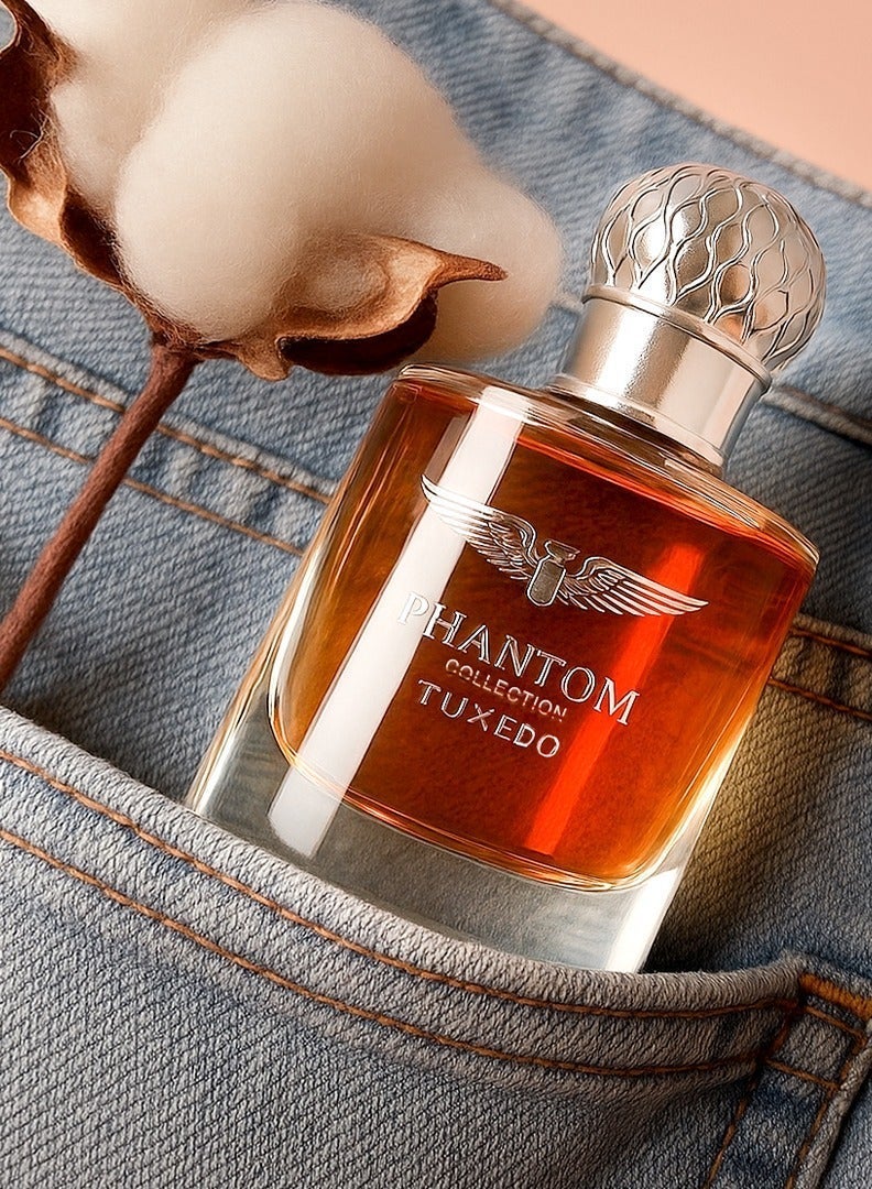 Linea De Bella Phantom Collection Tuxedo Long Lasting Perfume – 100ml | Premium Leather & Sweet Oud | Long Lasting Perfume for All | Elegant Luxury Perfume - Image 1