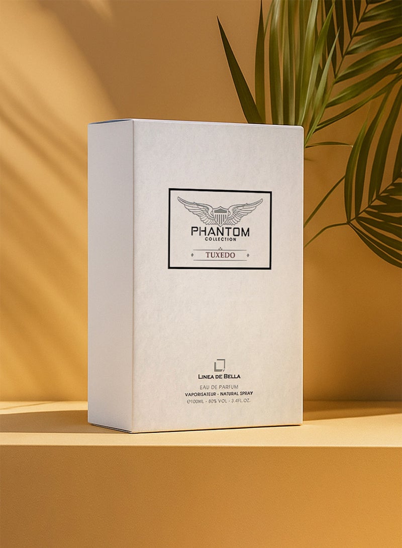 Linea De Bella Phantom Collection Tuxedo Long Lasting Perfume – 100ml | Premium Leather & Sweet Oud | Long Lasting Perfume for All | Elegant Luxury Perfume - Image 5