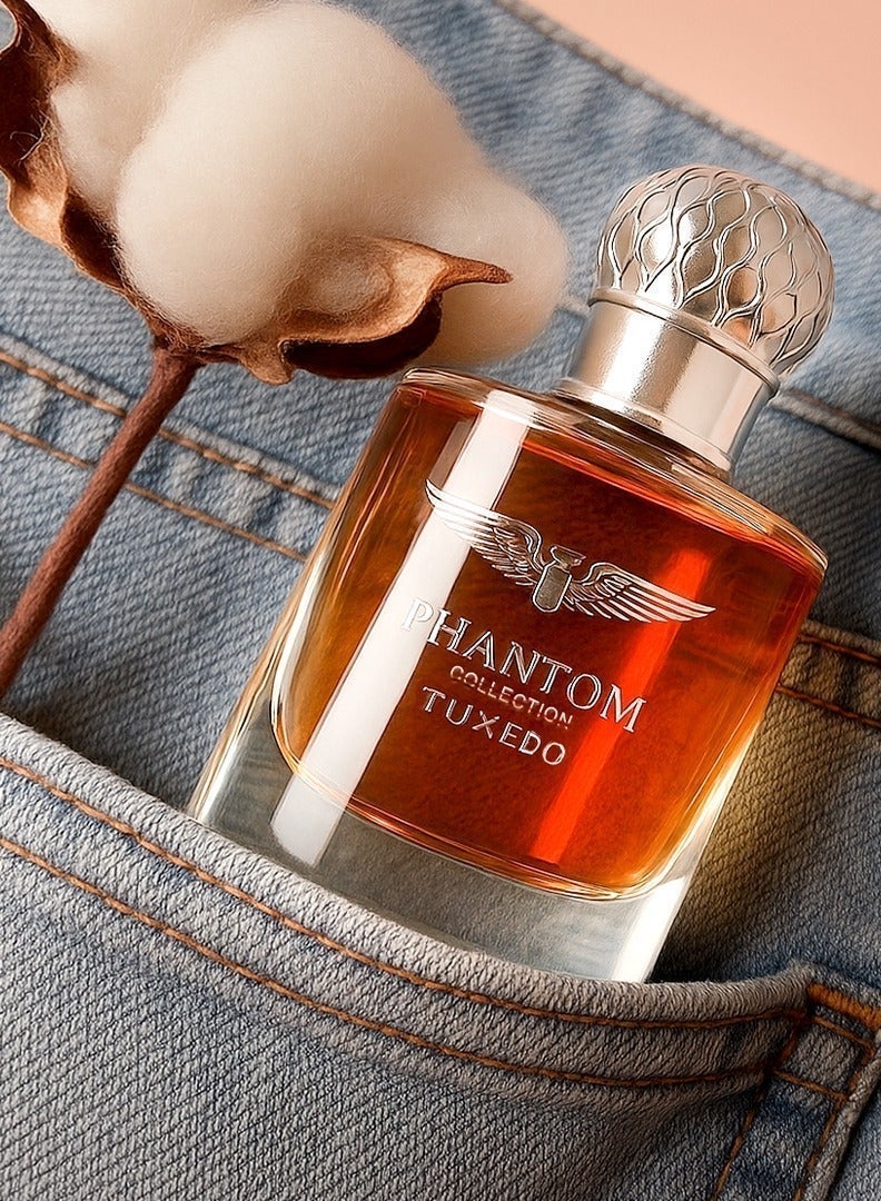 Linea De Bella Phantom Collection Tuxedo Long Lasting Perfume – 100ml | Premium Leather & Sweet Oud | Long Lasting Perfume for All | Elegant Luxury Perfume - Image 4