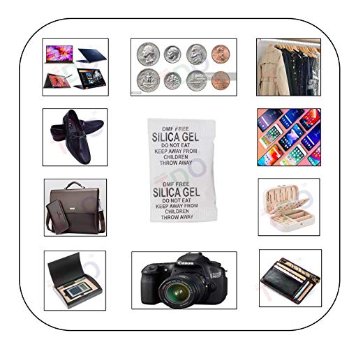 TDO Silica Gel Packets 1 Gram Pouch 300 Pcs Pack Moisture absorbents Dehumidifier Silica Gel Bags for Moisture, Room, Cupboard, Kitchen, Shoe,Wardrobe,Other White - Image 4