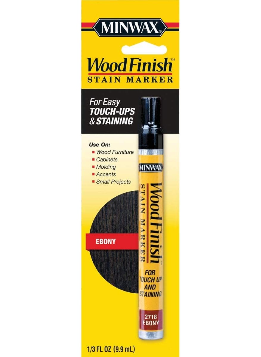 Minwax Minwax Wood Finish SemiTransparent Ebony OilBased Oil Stain Marker 033 oz 