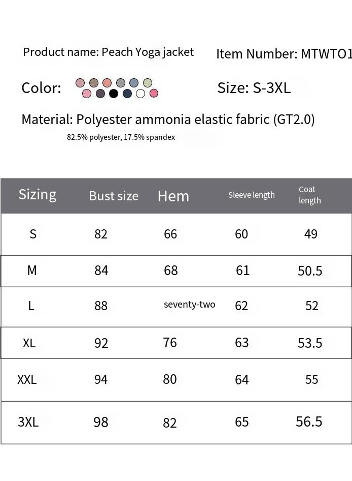 general Quick-Dry Slim Fit Yoga Jacket – Women's Breathable Workout Top for Running & Gym，Yoga Jacket - Image 5