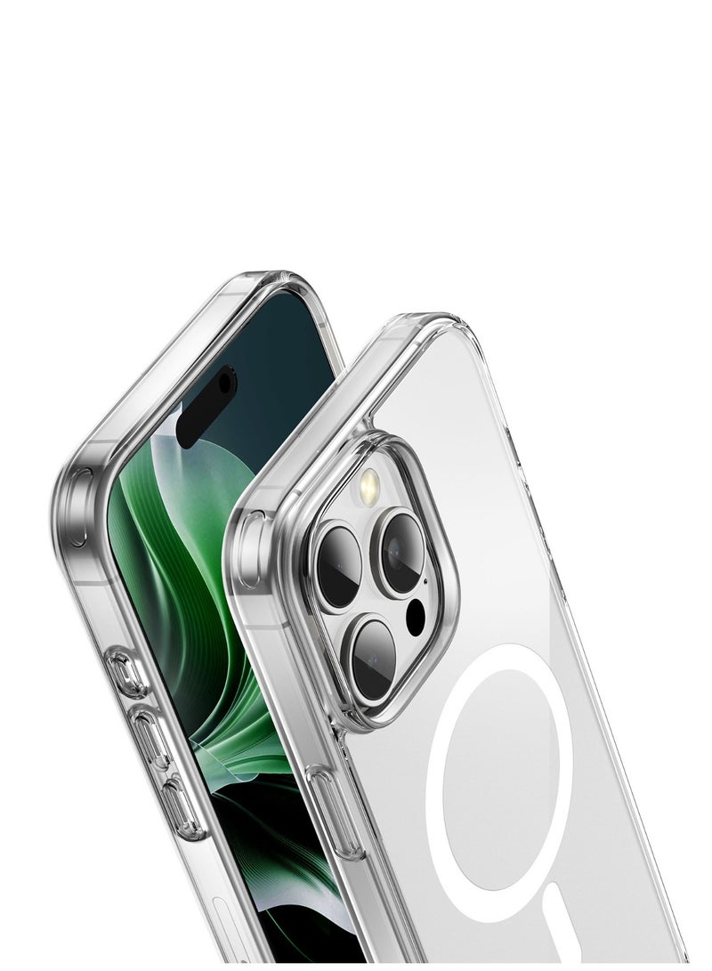 GREEN LION iPhone 16 Pro Max Magsafe Case Delgado / Anti Fingerprint Back Cover / Anti Scratch / Anti Yellowing / Daily Protection / Precise Cutouts / Ultra HD Clarity / Camera Protection / Ultra Drop Protection - Clear - Image 5