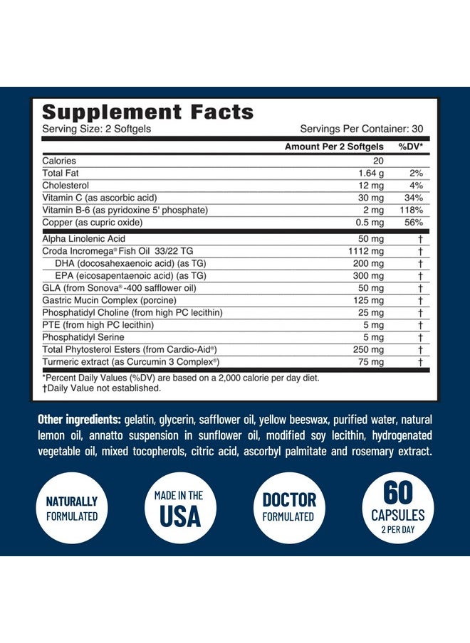 VisiVite - Omega 3 Dry Eye Supplements with EPA and DHA - VisiVite Dry Eye Relief Quench+ Eye Vitamins for dry eyes with Omega 3 Supplement - Dry Eye vitamins Made with Omega 3 Fish Oil - 60 Softgels. - Image 1