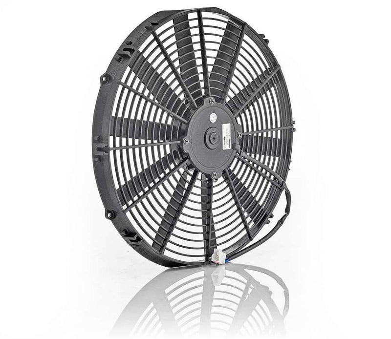 Be Cool مروحة سحب كهربائية رفيعة 16" يورو-أسود 75058 - Image 3