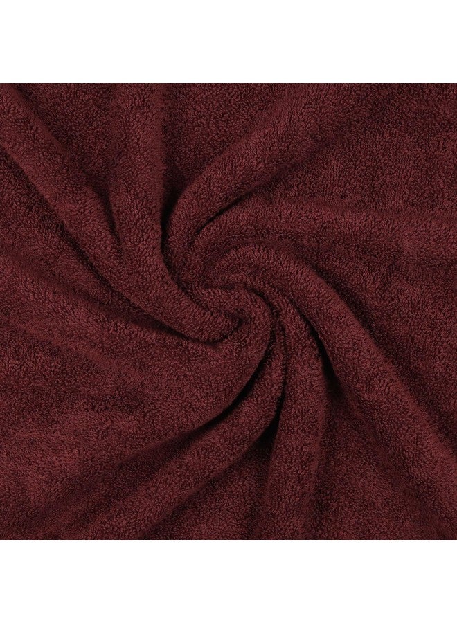 Trident 100% Cotton Towels for Bath | Towels for Bath Large Size | Trident Bath Towel - Soft & Absorbent | 450 GSM | 1 Piece Bath Towel for Men/Women | Urban Comfort | 70 cms x 140 cms - Wine Red - Image 5
