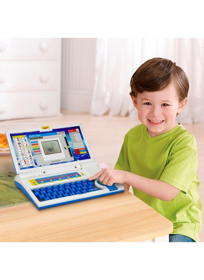 Educational Laptop Computer Toy for Kids – 20+ Interactive Learning Activities with Mouse – Early Learning Machine for Children Ages 3+, Teaches Letters, Words, Music, Games & More