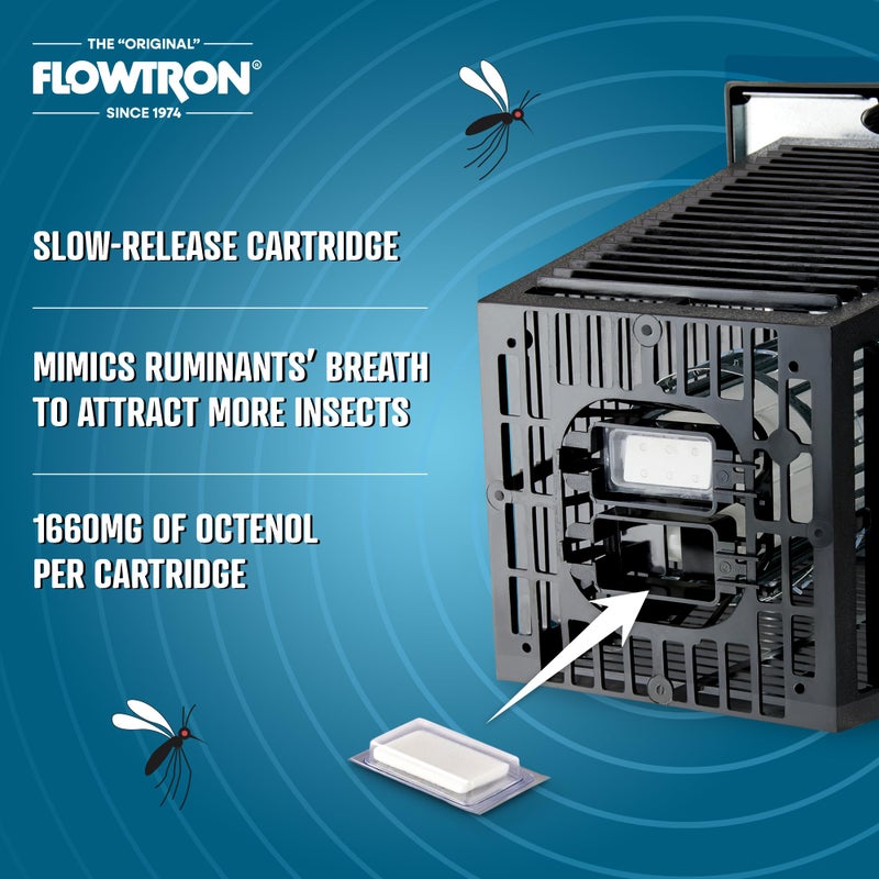 Flowtron MA-1000 Octenol Mosquito Attractant Cartridge, Compatible with BK-15, BK-40, BK-80, MC-9000, FC-8800 - Image 2