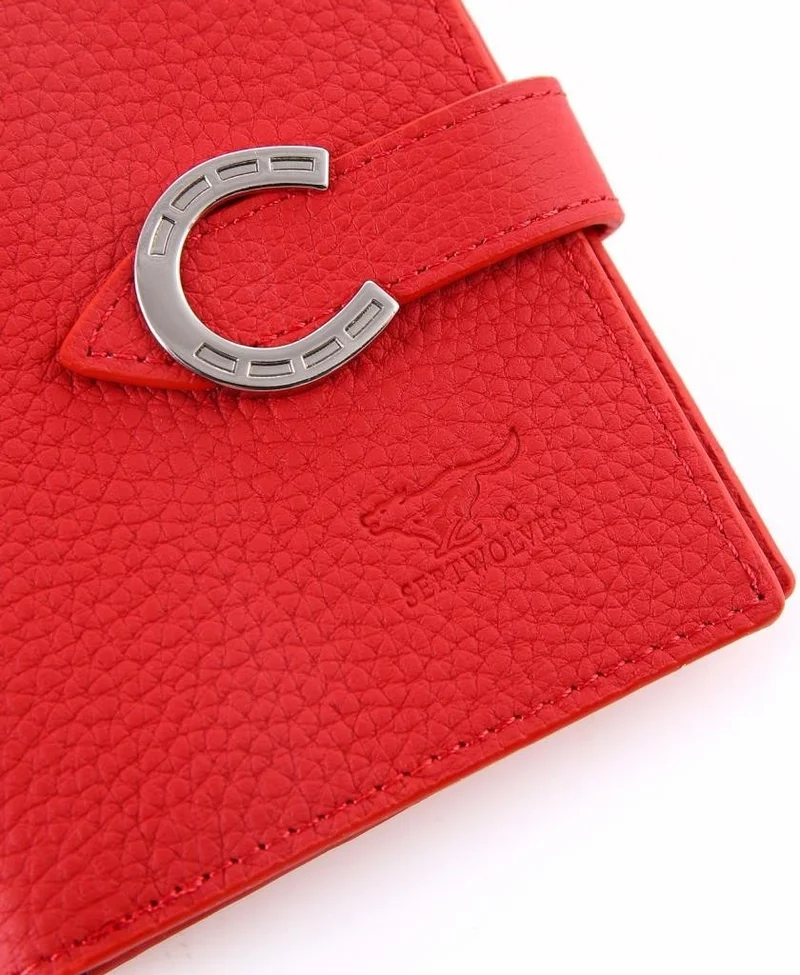 Septwolves Leather Metal Detailed Women's Card Holder and Wallet