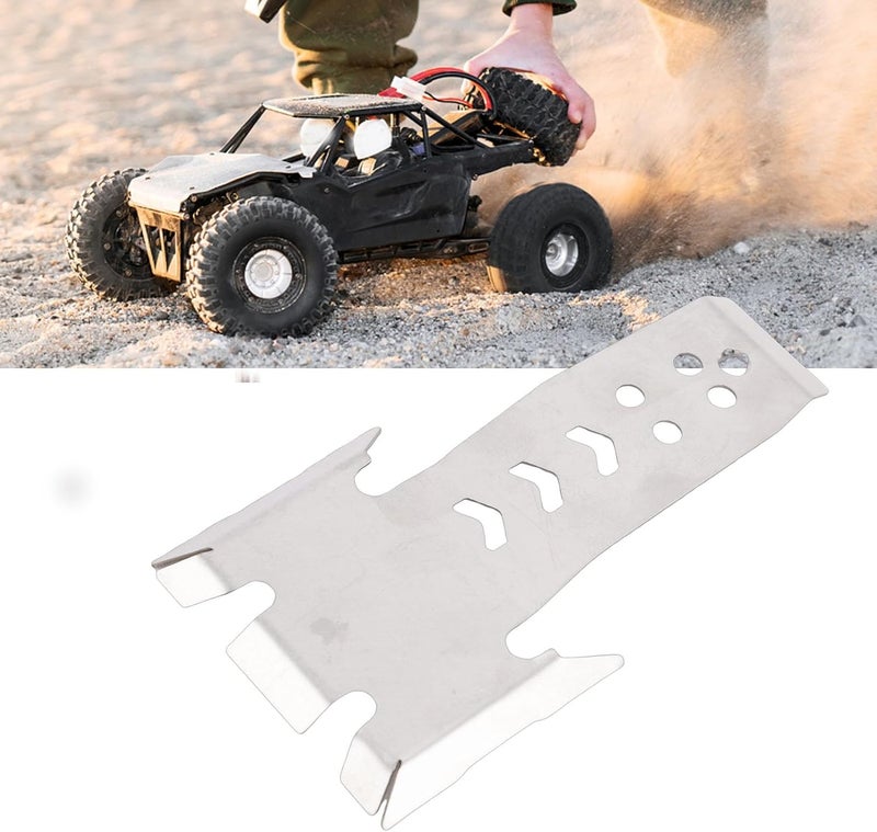 RiToEasysports Alloy RC Skid Plate, Heavy Duty Chassis Armor Protection, Offroad Crawler Guard for Rock Crawling Enthusiasts and Adventure Users - Image 2