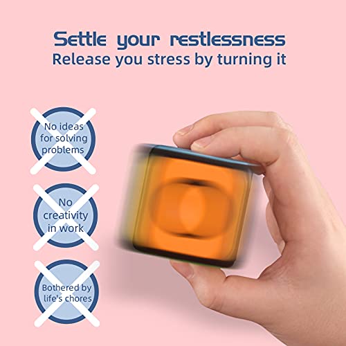 Cuberspeed QY Toys 1x1x1 Speed Cube 02 Black 1x1 Magic Cube Puzzle QY Toys O2 Cube Fidget Spinner - Image 4