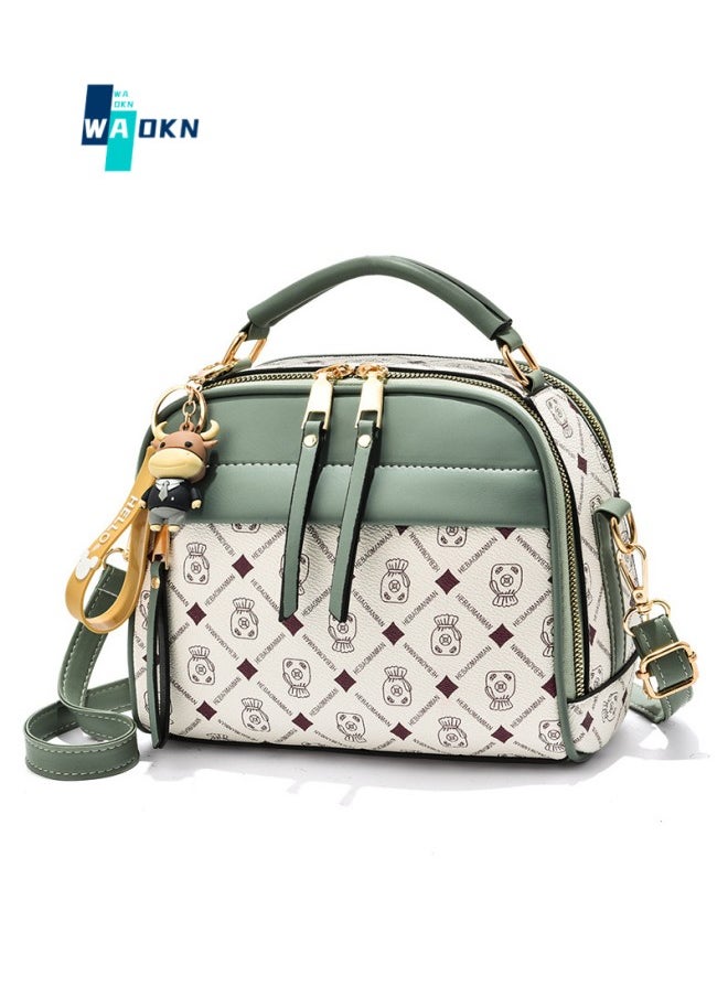 WAOKN - Women's High Quality Fashionable Shoulder Bag, Ladies Large Capacity Handbags Tote Bags Clutch Bag, PU Leather Crossbody Bags Sling Bag Side Bag Carry Bag - Image 1