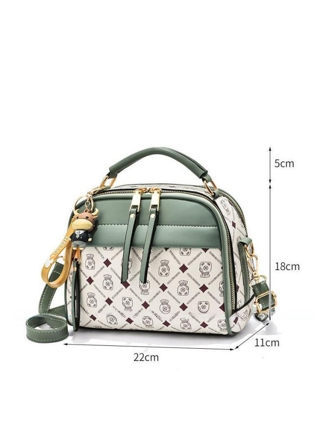 WAOKN - Women's High Quality Fashionable Shoulder Bag, Ladies Large Capacity Handbags Tote Bags Clutch Bag, PU Leather Crossbody Bags Sling Bag Side Bag Carry Bag - Image 1