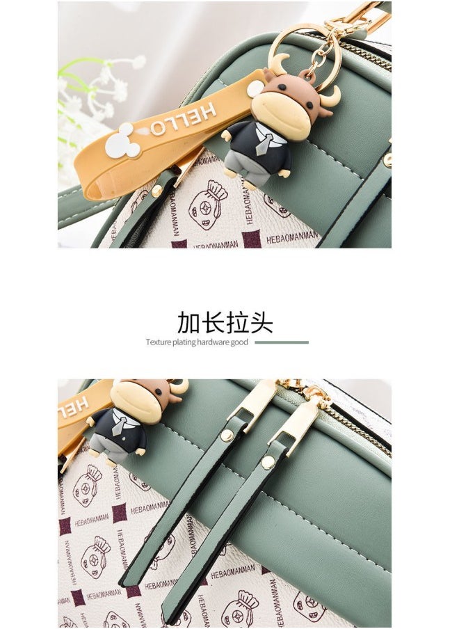 WAOKN - Women's High Quality Fashionable Shoulder Bag, Ladies Large Capacity Handbags Tote Bags Clutch Bag, PU Leather Crossbody Bags Sling Bag Side Bag Carry Bag - Image 1