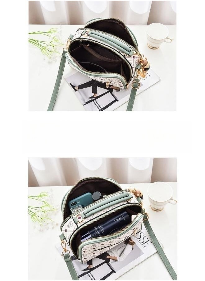 WAOKN - Women's High Quality Fashionable Shoulder Bag, Ladies Large Capacity Handbags Tote Bags Clutch Bag, PU Leather Crossbody Bags Sling Bag Side Bag Carry Bag - Image 1