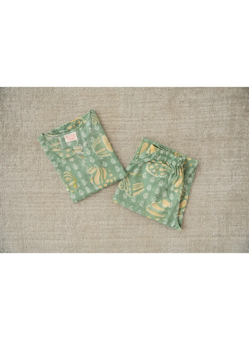 ماما ميموس Princess Petals - Cupcake - Olive Green