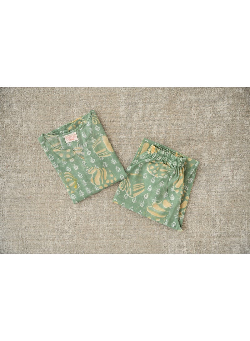 Mamma Mimos Princess Petals - Cupcake - Olive Green - Image 2