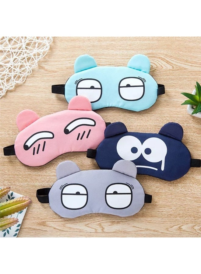 1 Piece Cute Sleep Blindfold Soft Fluffy Cover Eye Cover Shield for Travel Sleeping, Eye Mask with Gel Pack Gel Cold Pads & Cool (Assorted Design) - Image 3