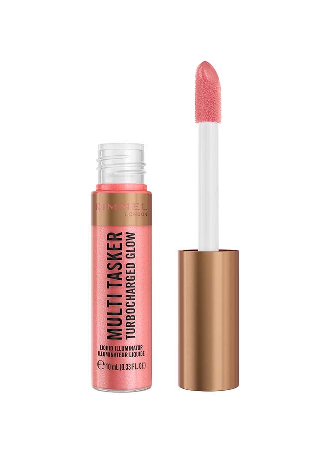 RIMMEL LONDON مضيء سائل متعدد المهام معزز بالتيربو - 002 - متمرد وردي، 10 مل - Image 1