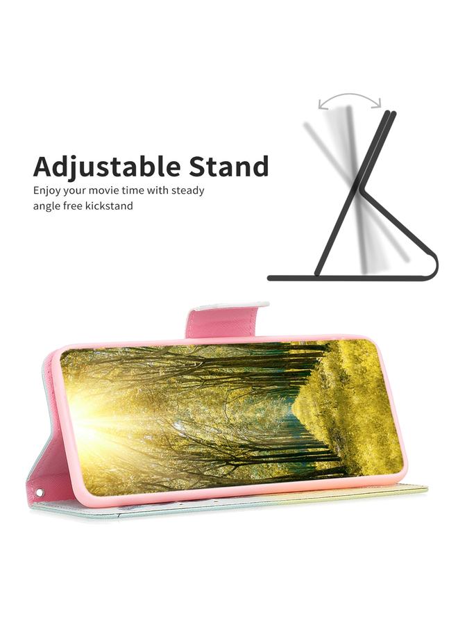 S-TOP Case For Motorola Edge 40 Neo Colored Drawing Pattern Leather Phone Case - Image 5