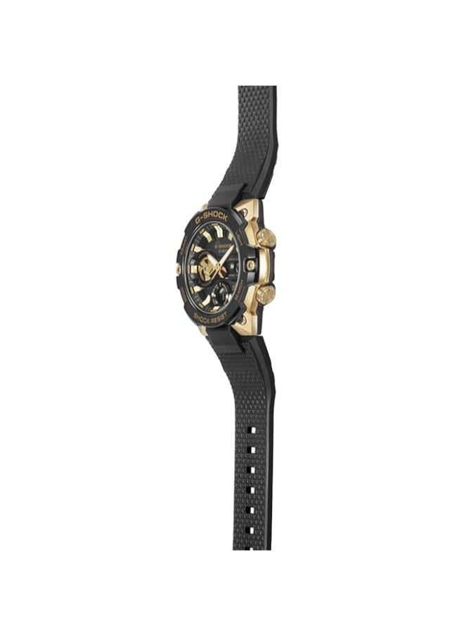 CASIO - Casio Men Watch G-Shock Steel Smartphone Link Tough Solar Analog Digital Black Dial Resin Band GST-B400GB-1A9DR - Image 1